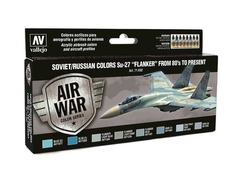 Zestaw farb Model Air SU-27 Flanker od lat 80-tych - zdjęcie 1 Zestaw farb Model Air SU-27 Flanker od lat 80-tych - zdjęcie 1