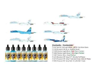 Zestaw farb Model Air SU-27 Flanker od lat 80-tych - zdjęcie 2