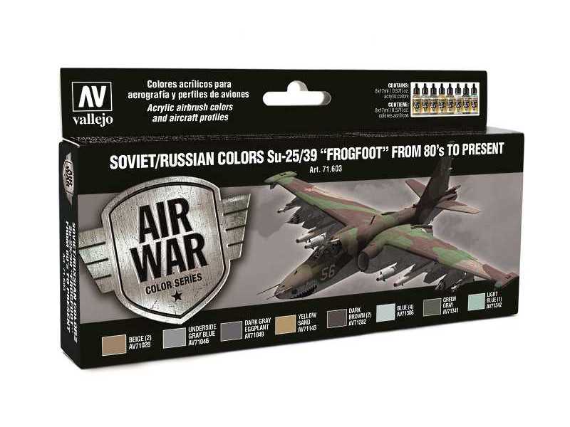 Zestaw farb Model Air Su-25/39 Frogfoot od lat 80-tych - zdjęcie 1 Zestaw farb Model Air Su-25/39 Frogfoot od lat 80-tych - zdjęcie 1