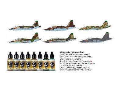 Zestaw farb Model Air Su-25/39 Frogfoot od lat 80-tych - zdjęcie 2