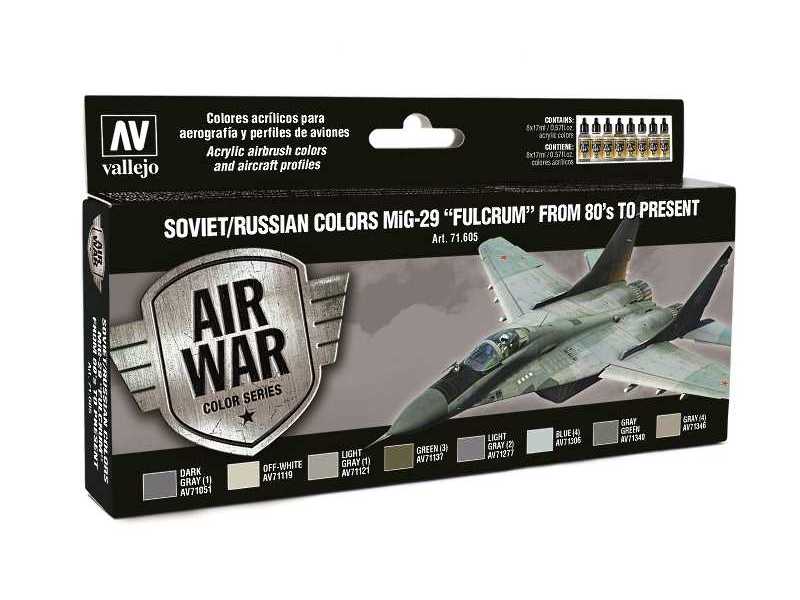 Zestaw farb Model Air MiG-29 Fulcrum od lat 80-tych - zdjęcie 1 Zestaw farb Model Air MiG-29 Fulcrum od lat 80-tych - zdjęcie 1