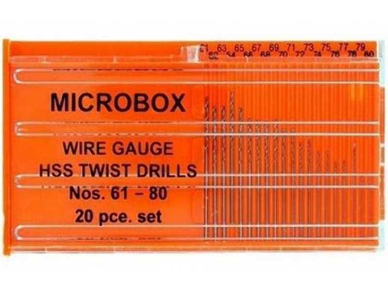 Zestaw wierteł (20 sztuk) AWG 61-80 - zdjęcie 1 Zestaw wierteł (20 sztuk) AWG 61-80 - zdjęcie 1