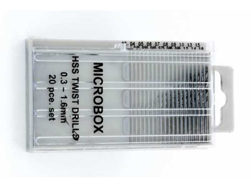 Zestaw Wierteł (20 Szt.) 0,3-1,6mm - zdjęcie 1 Zestaw Wierteł (20 Szt.) 0,3-1,6mm - zdjęcie 1