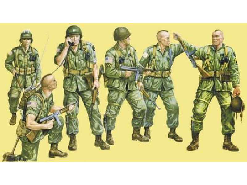 Figurki - U.S. Paratroops - zdjęcie 1 Figurki - U.S. Paratroops - zdjęcie 1