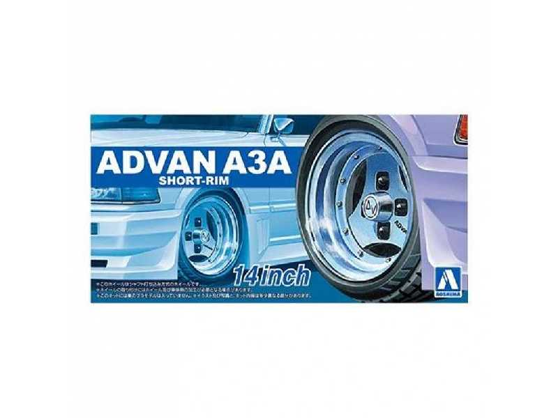 Felgi+opony Advan A3a 14cali - zdjęcie 1 Felgi+opony Advan A3a 14cali - zdjęcie 1