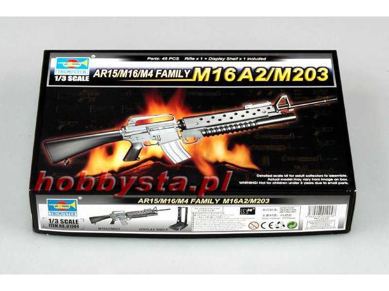 Karabin AR-15/M16/M4 - M16A2 /M203 - zdjęcie 1 Karabin AR-15/M16/M4 - M16A2 /M203 - zdjęcie 1
