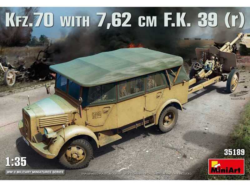 Kfz.70 & 7,62 cm F.K. 39 ( r ) - zdjęcie 1 Kfz.70 & 7,62 cm F.K. 39 ( r ) - zdjęcie 1