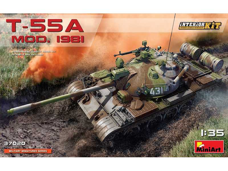 T-55A Model 1981 z wnętrzem - zdjęcie 1 T-55A Model 1981 z wnętrzem - zdjęcie 1