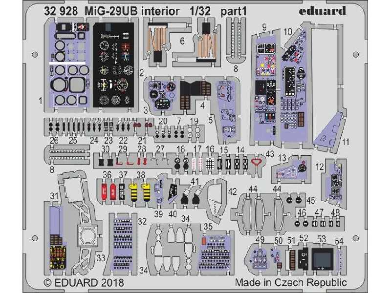 MiG-29UB interior 1/32 - Trumpeter - zdjęcie 1 MiG-29UB interior 1/32 - Trumpeter - zdjęcie 1