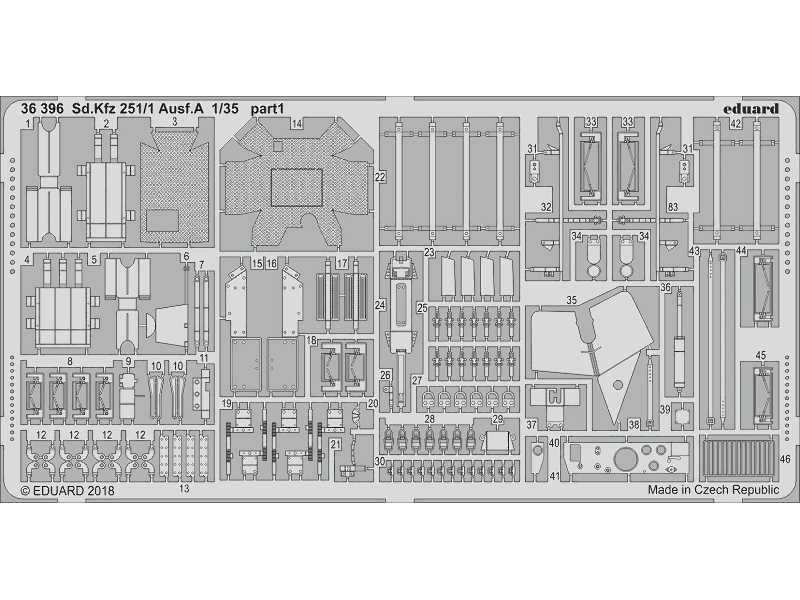 Sd. Kfz 251/1 Ausf. A 1/35 - Icm - zdjęcie 1 Sd. Kfz 251/1 Ausf. A 1/35 - Icm - zdjęcie 1