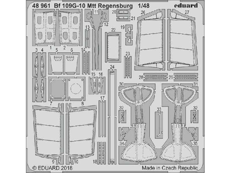 Bf 109G-10 Mtt Regensburg 1/48 - zdjęcie 1 Bf 109G-10 Mtt Regensburg 1/48 - zdjęcie 1