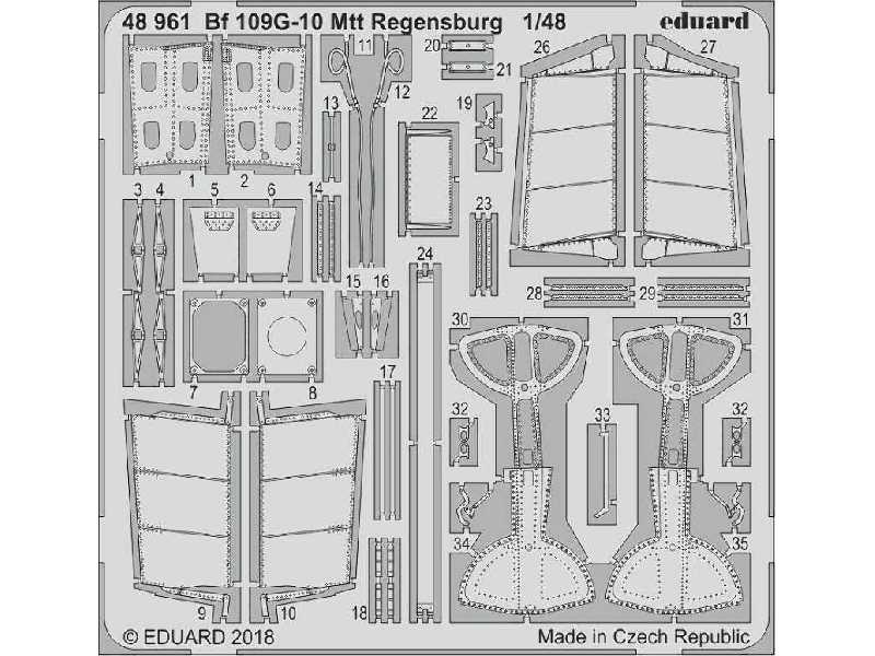 Bf 109G-10 Mtt Regensburg 1/48 - zdjęcie 1