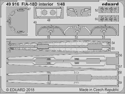 F/ A-18D interior 1/48 - zdjęcie 1