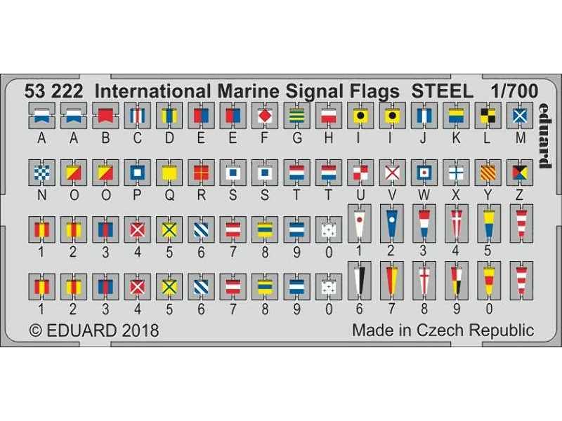 International Marine Signal Flags STEEL 1/700 - zdjęcie 1
