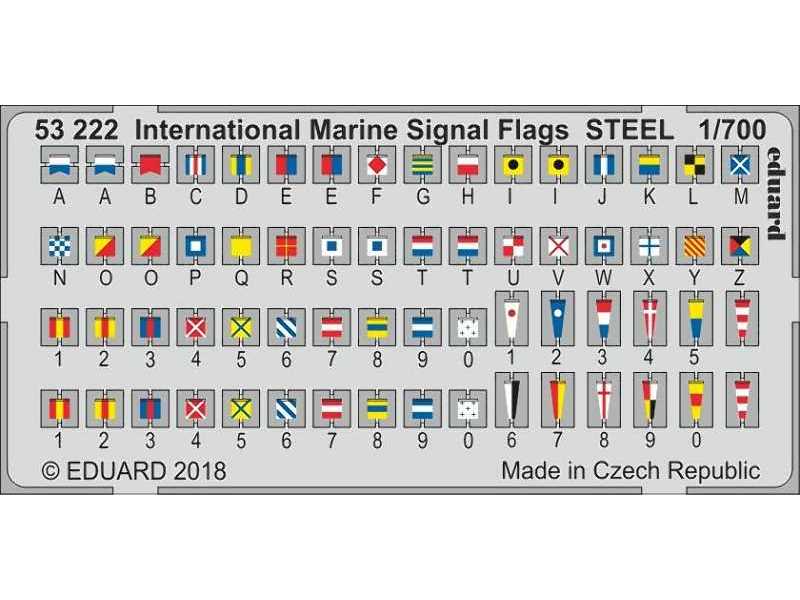 International Marine Signal Flags STEEL 1/700 - zdjęcie 1 International Marine Signal Flags STEEL 1/700 - zdjęcie 1
