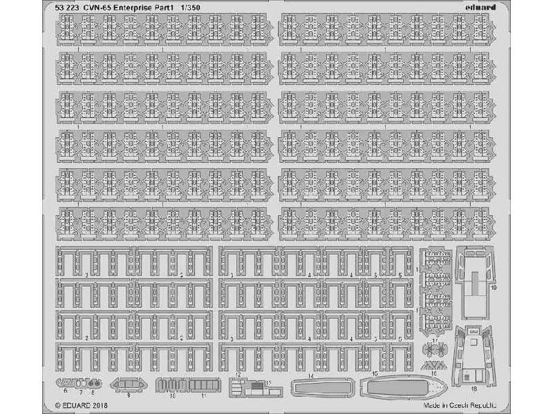 CVN-65 Enterprise pt.1 1/350 - zdjęcie 1 CVN-65 Enterprise pt.1 1/350 - zdjęcie 1