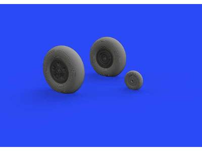 Spitfire Mk. IX wheels 5spoke w/ smooth tire 1/32 - Tamiya - zdjęcie 3