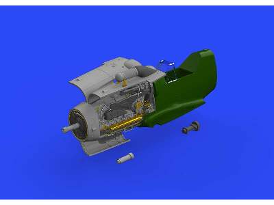 Bf 109G-6 engine 1/48 - Tamiya - zdjęcie 1