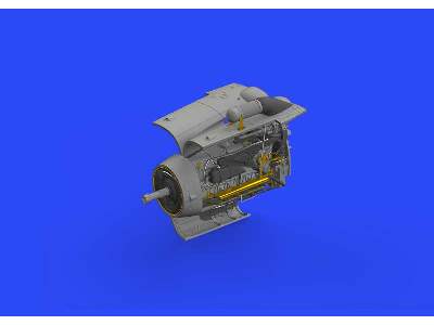 Bf 109G-6 engine 1/48 - Tamiya - zdjęcie 2