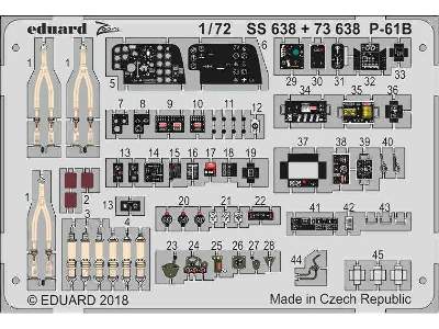 P-61B interior 1/72 - zdjęcie 1