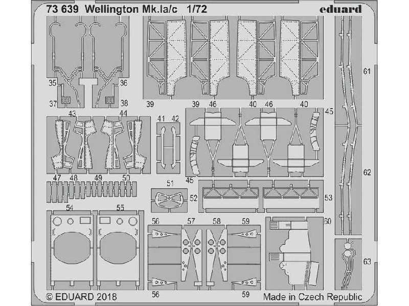 Wellington Mk. Ia/ c 1/72 - Airfix - zdjęcie 1