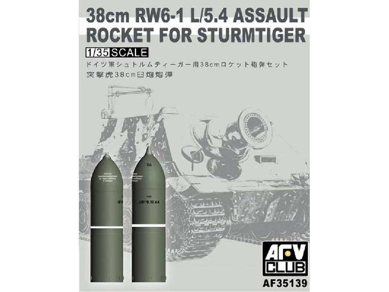 38cm Rw6-1 L/5.4 Assault Rocket For Sturmtiger - zdjęcie 1 38cm Rw6-1 L/5.4 Assault Rocket For Sturmtiger - zdjęcie 1