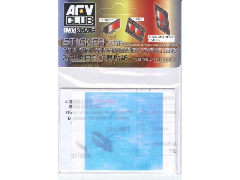 Sticker Anti Reflection Coating Lens For M1a1/M1a2 Abrams - zdjęcie 1 Sticker Anti Reflection Coating Lens For M1a1/M1a2 Abrams - zdjęcie 1