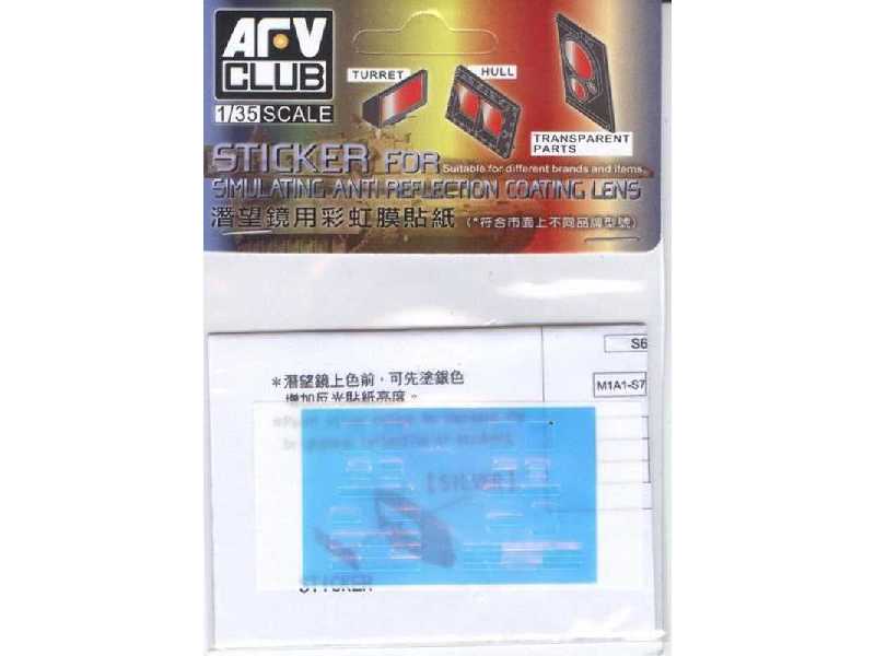 Sticker Anti Reflection Coating Lens For M1a1 Aim/M1a2 Sep - zdjęcie 1 Sticker Anti Reflection Coating Lens For M1a1 Aim/M1a2 Sep - zdjęcie 1