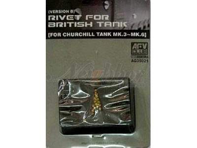 Rivet For British Tank (Version B) (For Churchill Tank Mk.3-mk.6 - zdjęcie 1