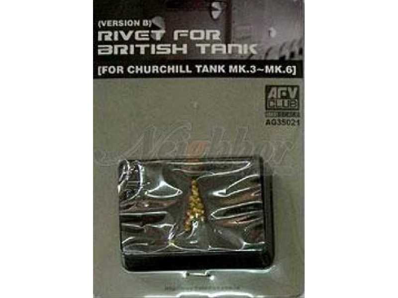 Rivet For British Tank (Version B) (For Churchill Tank Mk.3-mk.6 - zdjęcie 1