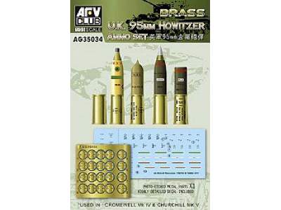 U.K 95 mm Howitzer Ammo Set (Brass) - zdjęcie 1