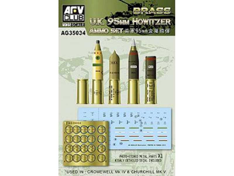 U.K 95 mm Howitzer Ammo Set (Brass) - zdjęcie 1 U.K 95 mm Howitzer Ammo Set (Brass) - zdjęcie 1