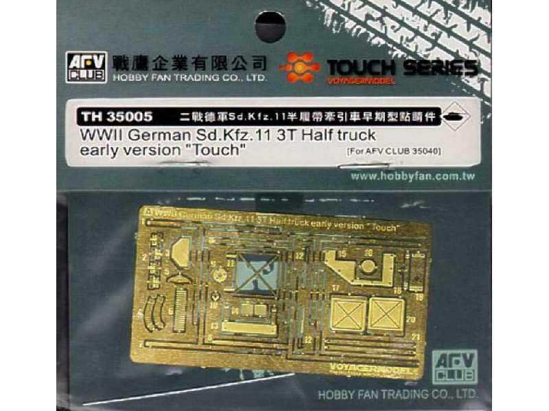 WWii German Sd.Kfz.11 3t Half Truck Early Version (For Af35040) - zdjęcie 1 WWii German Sd.Kfz.11 3t Half Truck Early Version (For Af35040) - zdjęcie 1