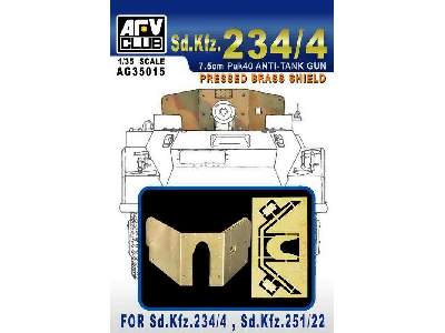 Pressed Bbass Shield for Sd.kfz.234/4, Sd.kfz.251/22  - zdjęcie 1