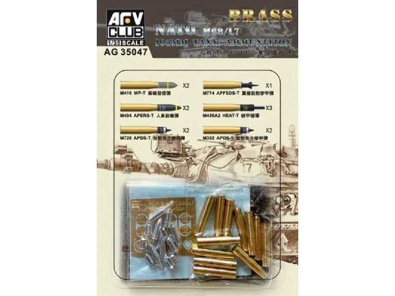 Amunicja do czołgu NATO M68/l7 105mm - zdjęcie 1 Amunicja do czołgu NATO M68/l7 105mm - zdjęcie 1