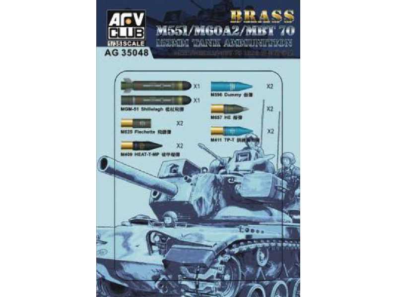 Amunicja 152mm do czołgów M511/M60A2/MBT 70  - zdjęcie 1