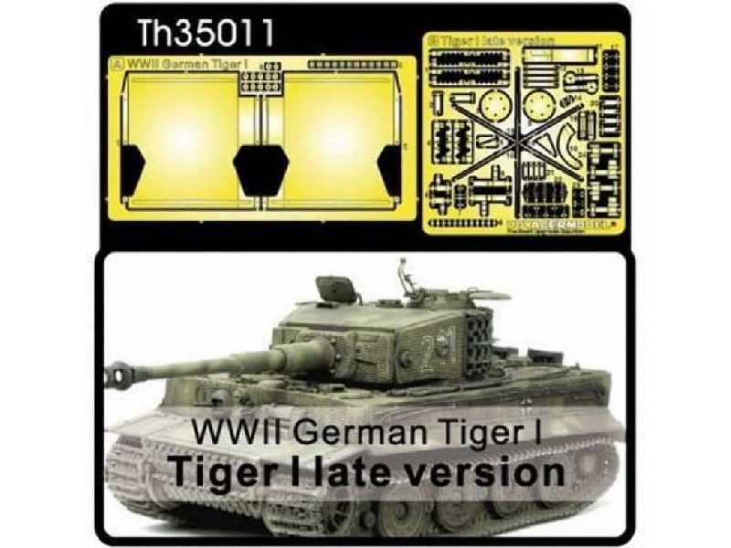 Tiger I late Muffler Cover & Tool Buckles - zdjęcie 1