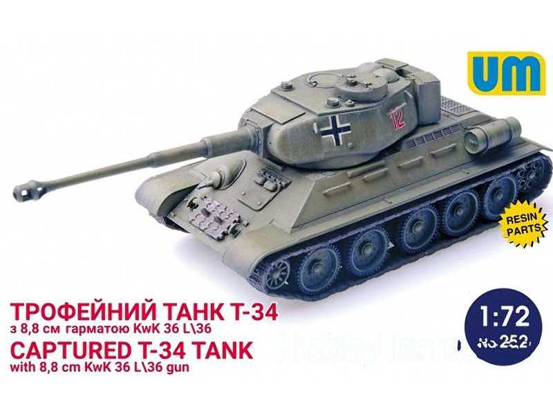 Niemiecki T-34 z działem 8,8 cm KwK 36L/36 gun - zdjęcie 1 Niemiecki T-34 z działem 8,8 cm KwK 36L/36 gun - zdjęcie 1