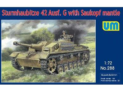 Stug 42 Ausf. G with Saukopf mantle - zdjęcie 1