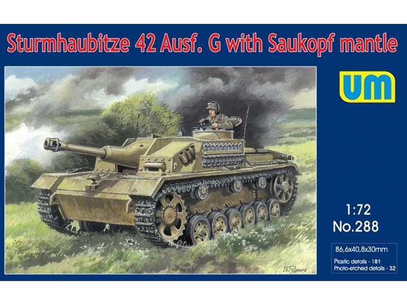 Stug 42 Ausf. G with Saukopf mantle - zdjęcie 1 Stug 42 Ausf. G with Saukopf mantle - zdjęcie 1