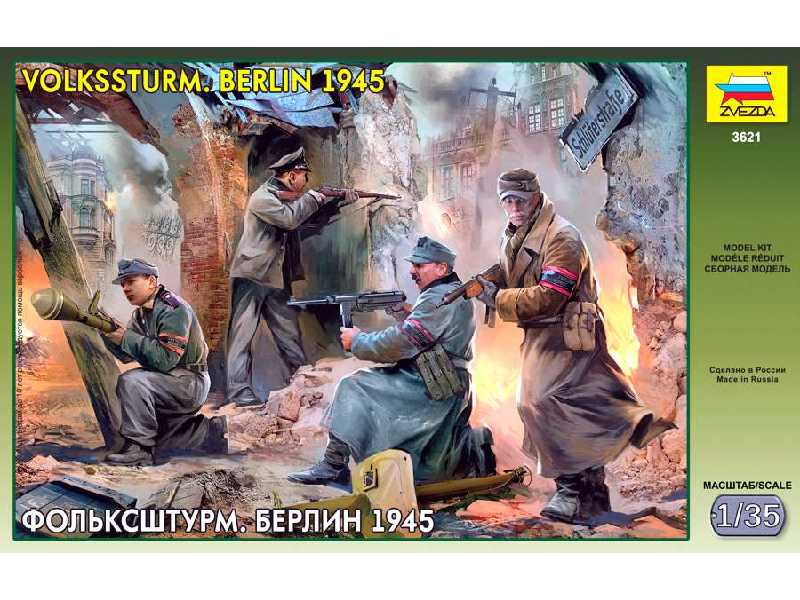 Figurki Volkssturm, Berlin 1945 - zdjęcie 1 Figurki Volkssturm, Berlin 1945 - zdjęcie 1