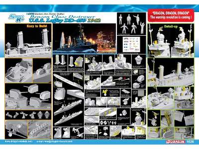 Niszczyciel klasy Benson - U.S.S. Laffey DD-459 1942 - zdjęcie 2