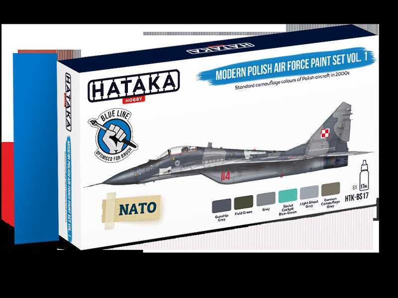 Htk-bs17 Modern Polish Air Force Paint Set Vol. 1 - zdjęcie 1 Htk-bs17 Modern Polish Air Force Paint Set Vol. 1 - zdjęcie 1