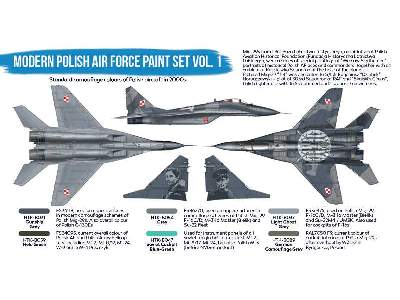 Htk-bs17 Modern Polish Air Force Paint Set Vol. 1 - zdjęcie 2