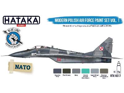 Htk-bs17 Modern Polish Air Force Paint Set Vol. 1 - zdjęcie 3