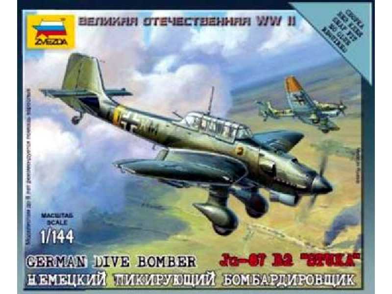 Niemiecki bombowiec nurkujący Ju-87 B2 STUKA - zdjęcie 1 Niemiecki bombowiec nurkujący Ju-87 B2 STUKA - zdjęcie 1