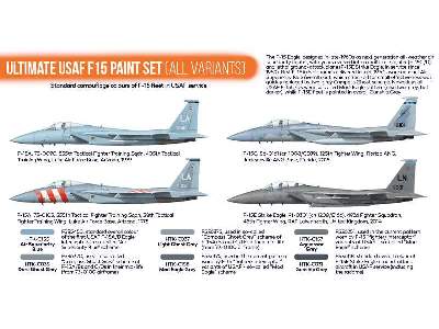 Htk-cs43 Ultimate USAf F15 Paint Set - zdjęcie 2