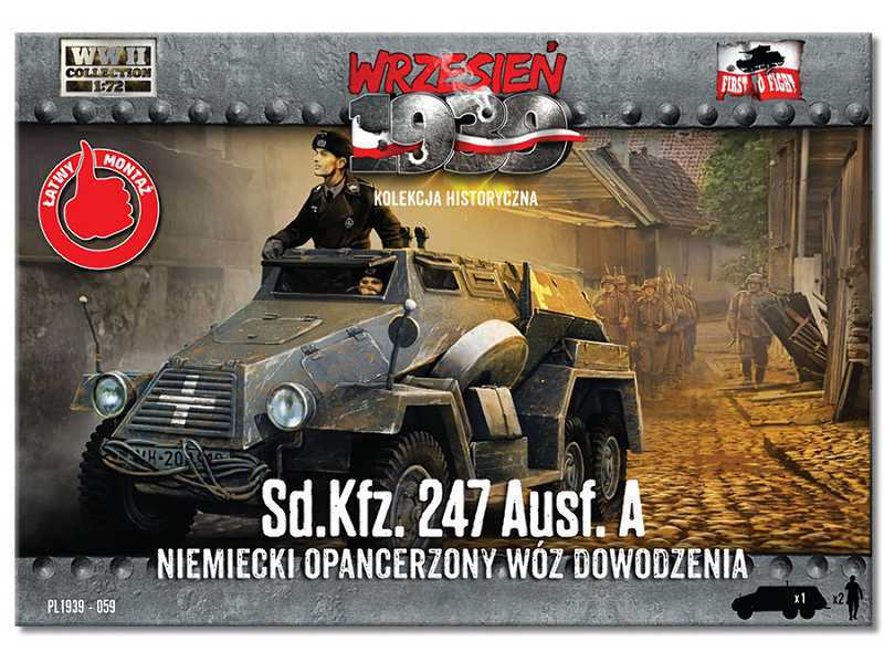 Sd.Kfz. 247 Ausf. A niemiecki opancerzony wóz dowodzenia - zdjęcie 1