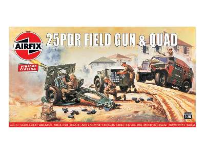 Vintage Classics 25Pdr Field Gun & Quad - zdjęcie 1
