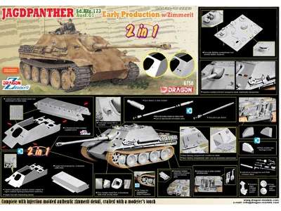 Jagdpanther wczesna produkcja - 2 w 1 - zdjęcie 2